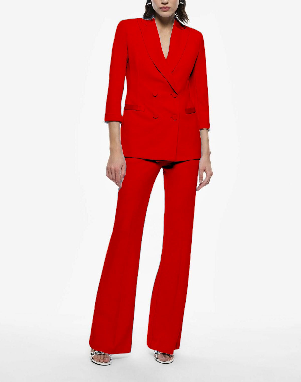 Splendido tailleur vestibilita regolare giacca foderata pantalone con vestibilità regolare Made in italy 🇮🇹