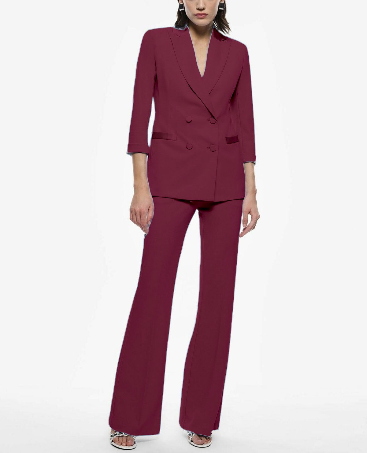 Splendido tailleur vestibilita regolare giacca foderata pantalone con vestibilità regolare Made in italy 🇮🇹