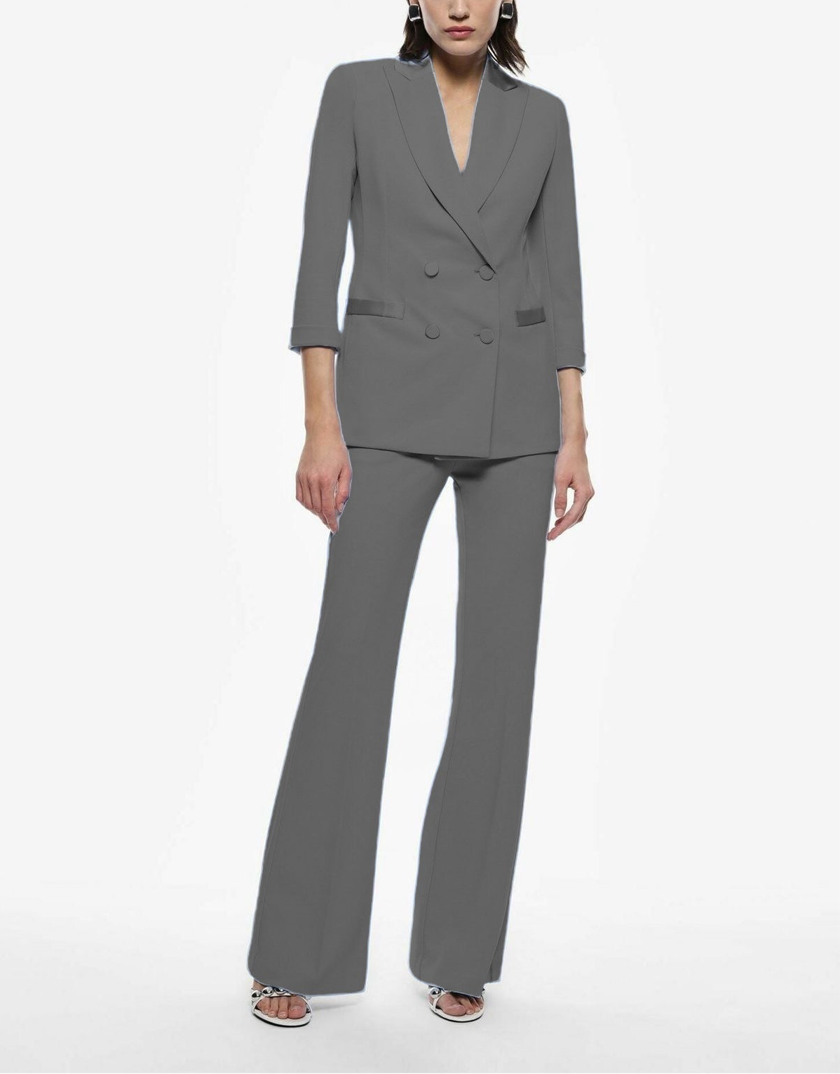 Splendido tailleur vestibilita regolare giacca foderata pantalone con vestibilità regolare Made in italy 🇮🇹