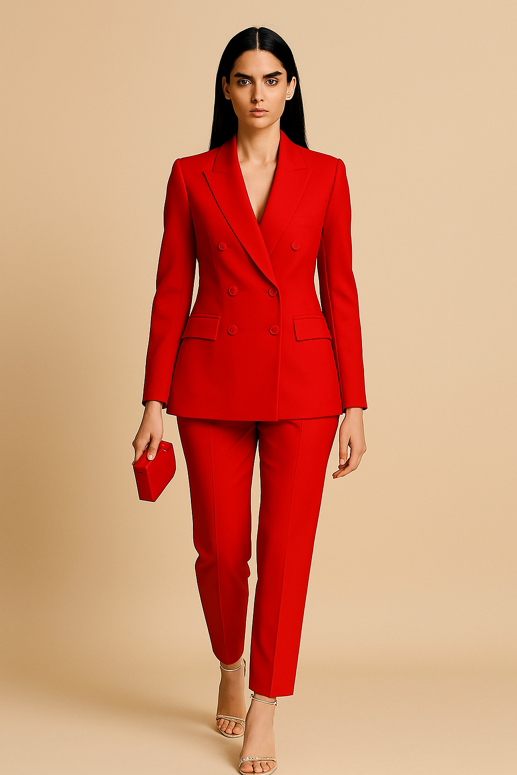 Magnifico tailleur foderato Made in italy, primavera estate tutte le taglie disponibili