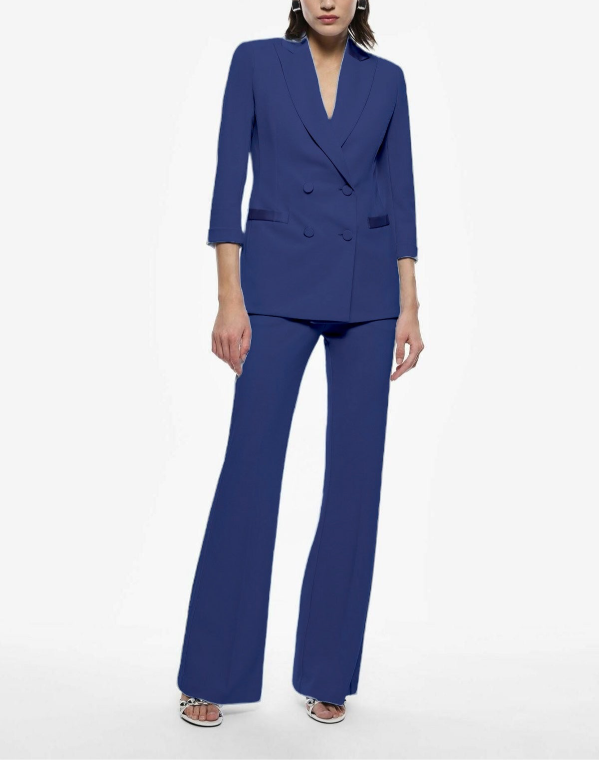 Splendido tailleur vestibilita regolare giacca foderata pantalone con vestibilità regolare Made in italy 🇮🇹